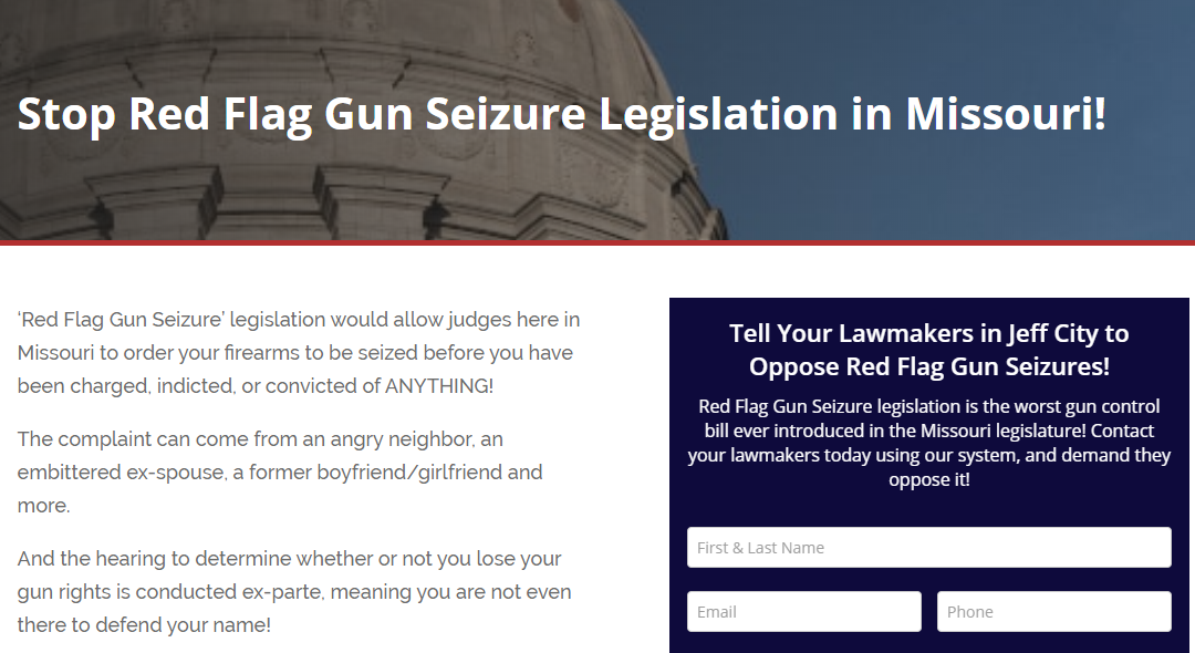 ‘Red Flag Gun Seizures’ Filed in Jeff City!
