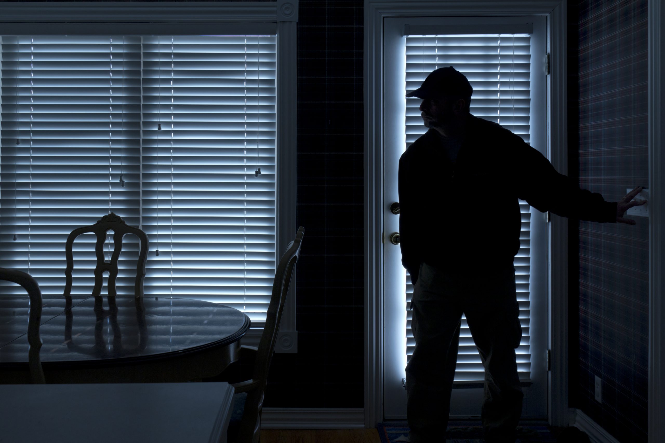 This,Photo,Illustrates,A,Burglary,Or,Thief,Breaking,Into,A