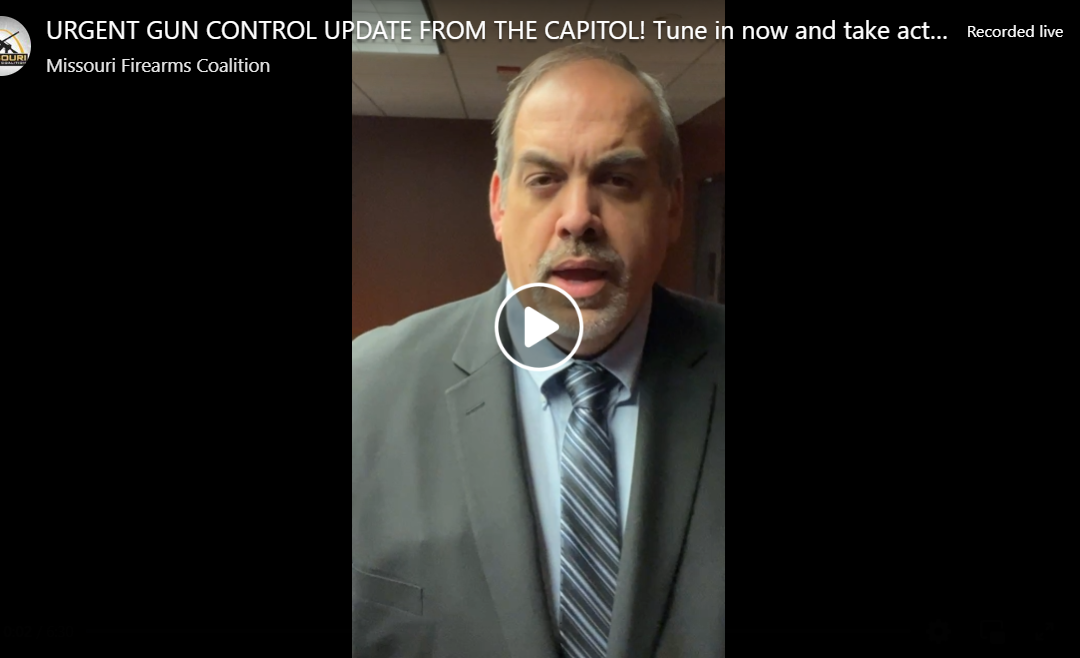 URGENT: GOP-Backed Gun Control in Jeff City!