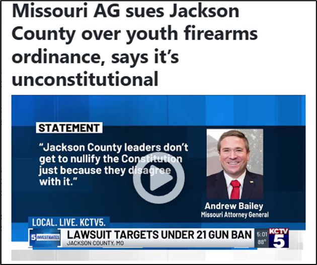 AG Andrew Bailey is Fighting for Gun Owners!