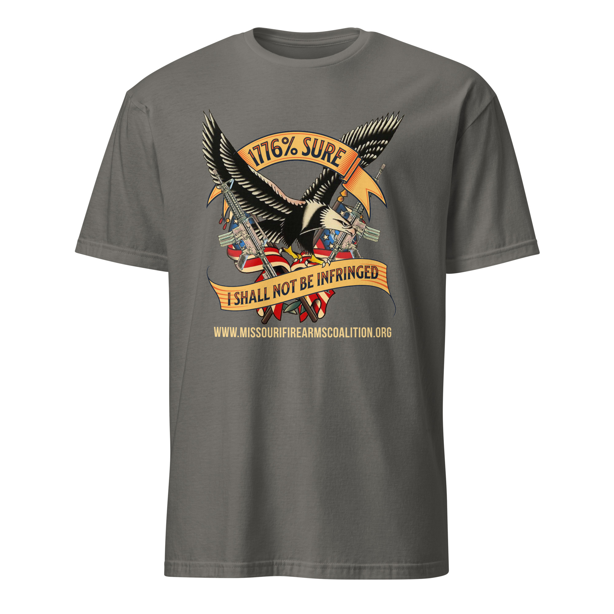 Supersoft – Short-Sleeve – Unisex – Gold Text -“I’m 1776% Sure” - Image 5