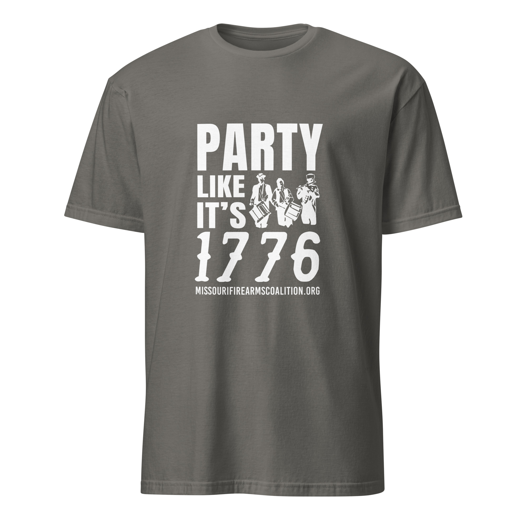 Supersoft - Short Sleeve - White Text - "Party Like It's 1776" - Image 5