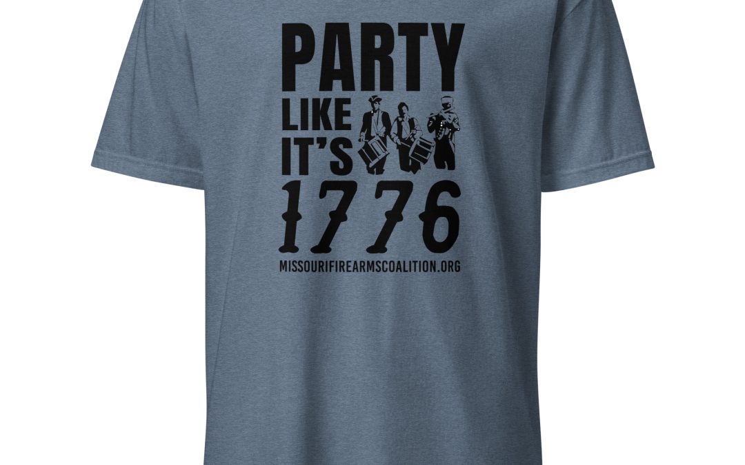 Supersoft – Short-Sleeve- Unisex – Dark Text – “Party Like It’s 1776”
