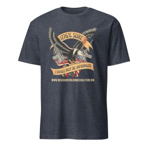 Supersoft – Short-Sleeve – Unisex – Gold Text -“I’m 1776% Sure”