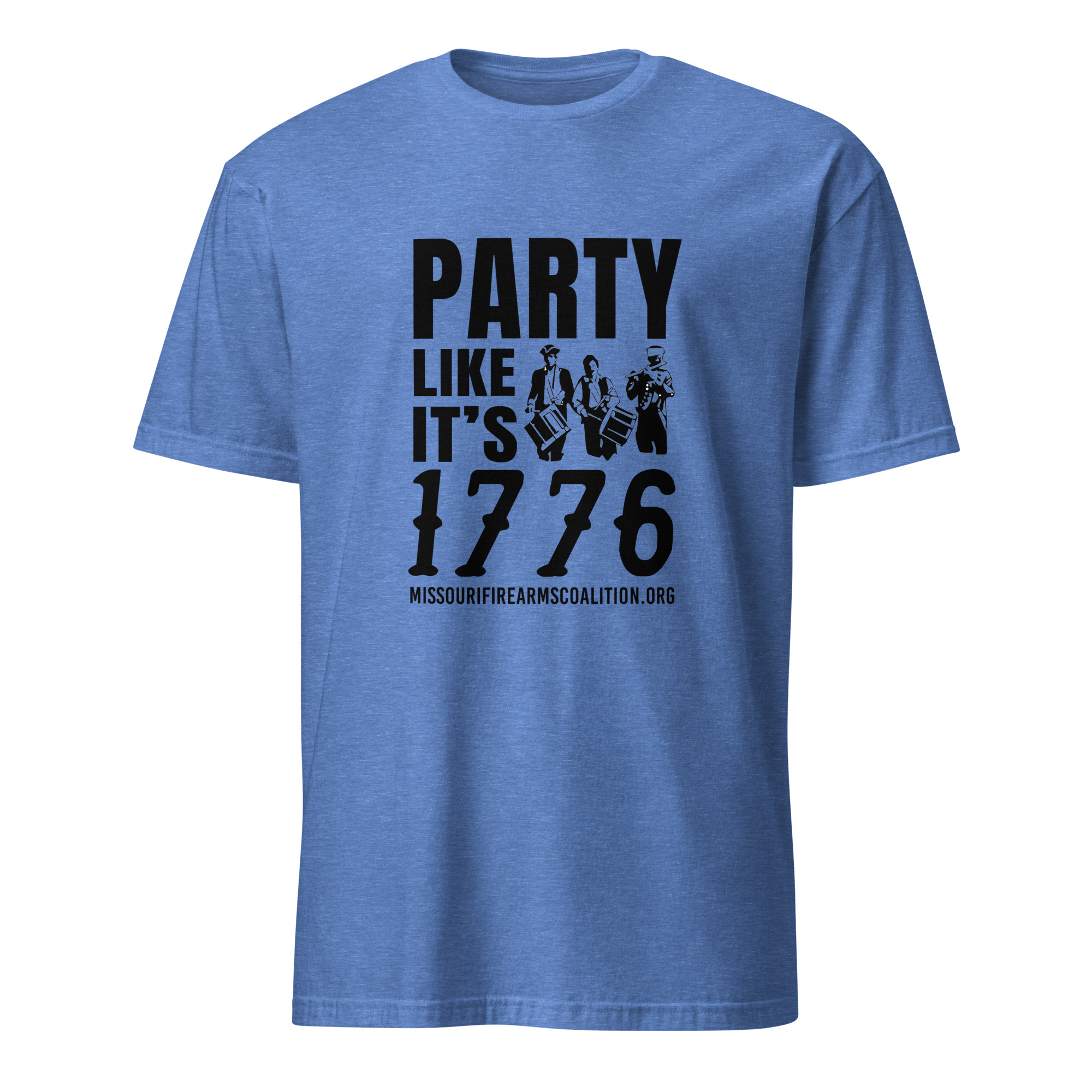 Supersoft – Short-Sleeve- Unisex – Dark Text – “Party Like It’s 1776” - Image 6