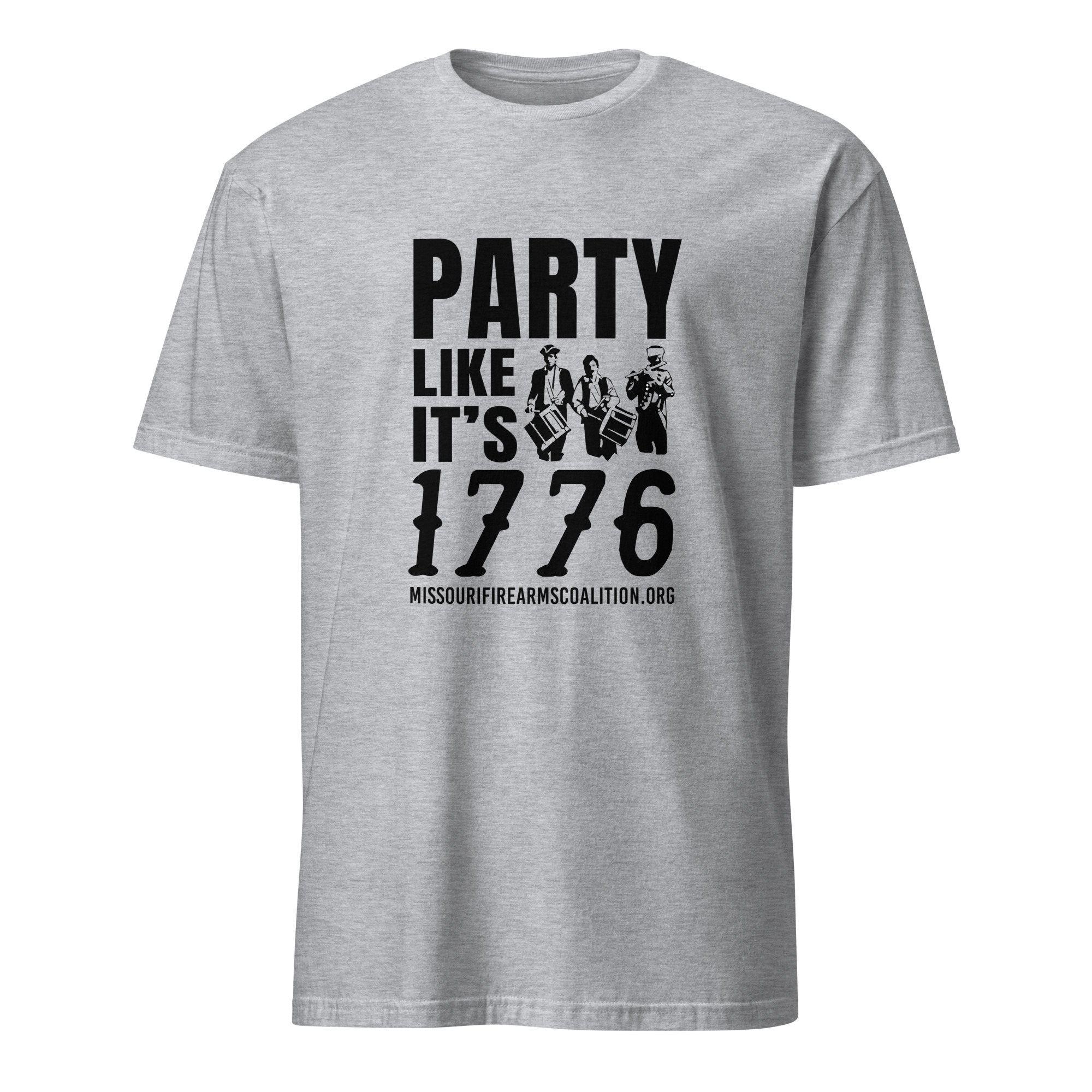 Supersoft – Short-Sleeve- Unisex – Dark Text – “Party Like It’s 1776” - Image 8