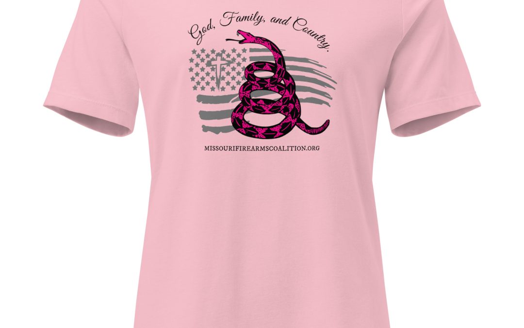 Supersoft – Short Sleeve – Women’s – Black Text – God, Family and Country