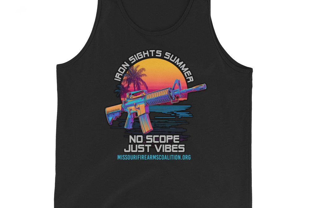 Men’s Tank Top – No Scopes Just Vibes