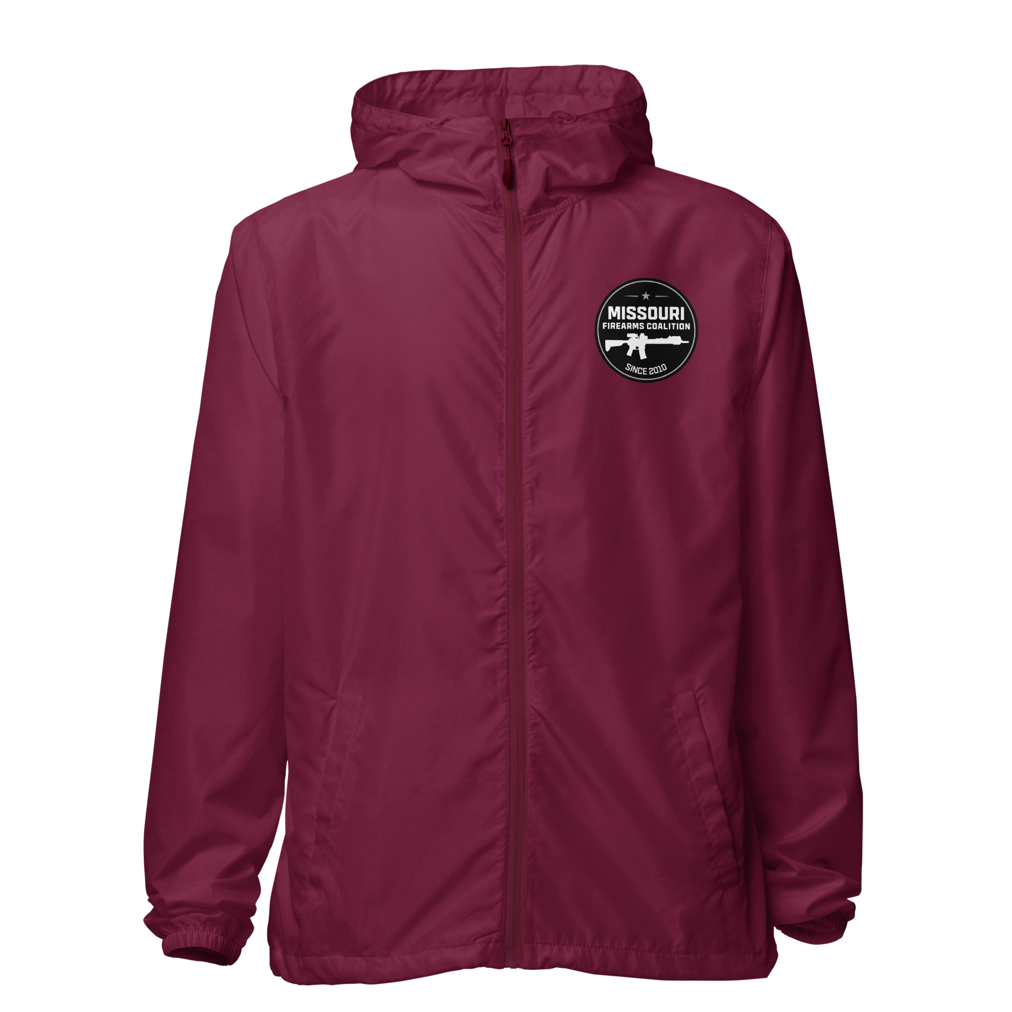 MOFC - Unisex lightweight zip up windbreaker
