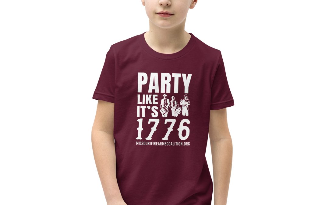 Kids – Party Like It’s 1776 – Youth Short Sleeve T-Shirt