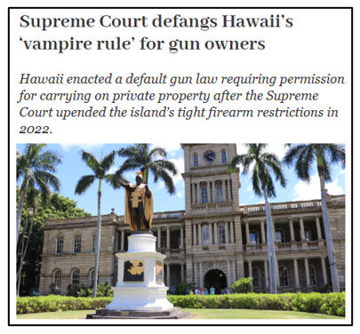 BREAKING: Supreme Court Smashes Hawaii’s Gun Ban